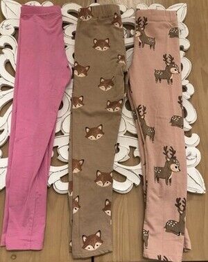 H&M Size Girls Size 8-9 Leggings 3 Pieces, Clothing Lot, Clothing Bundle
